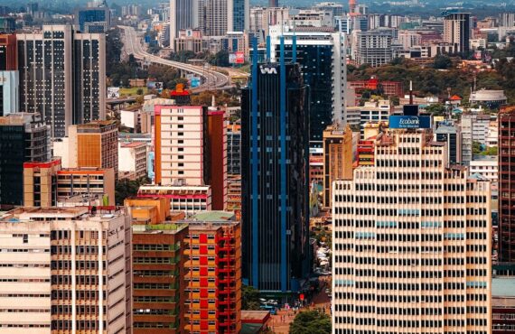 Nairobi Kenya city skyline