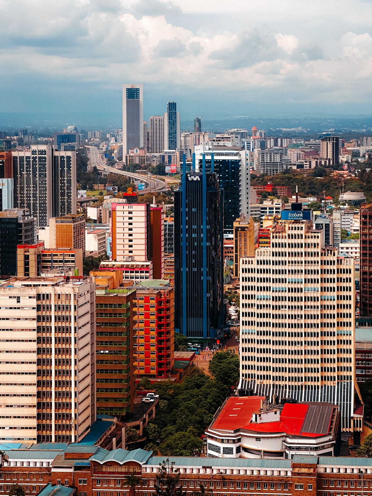 Nairobi Kenya city skyline
